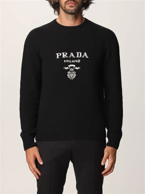 prada black face sweater|Prada sweater sale.